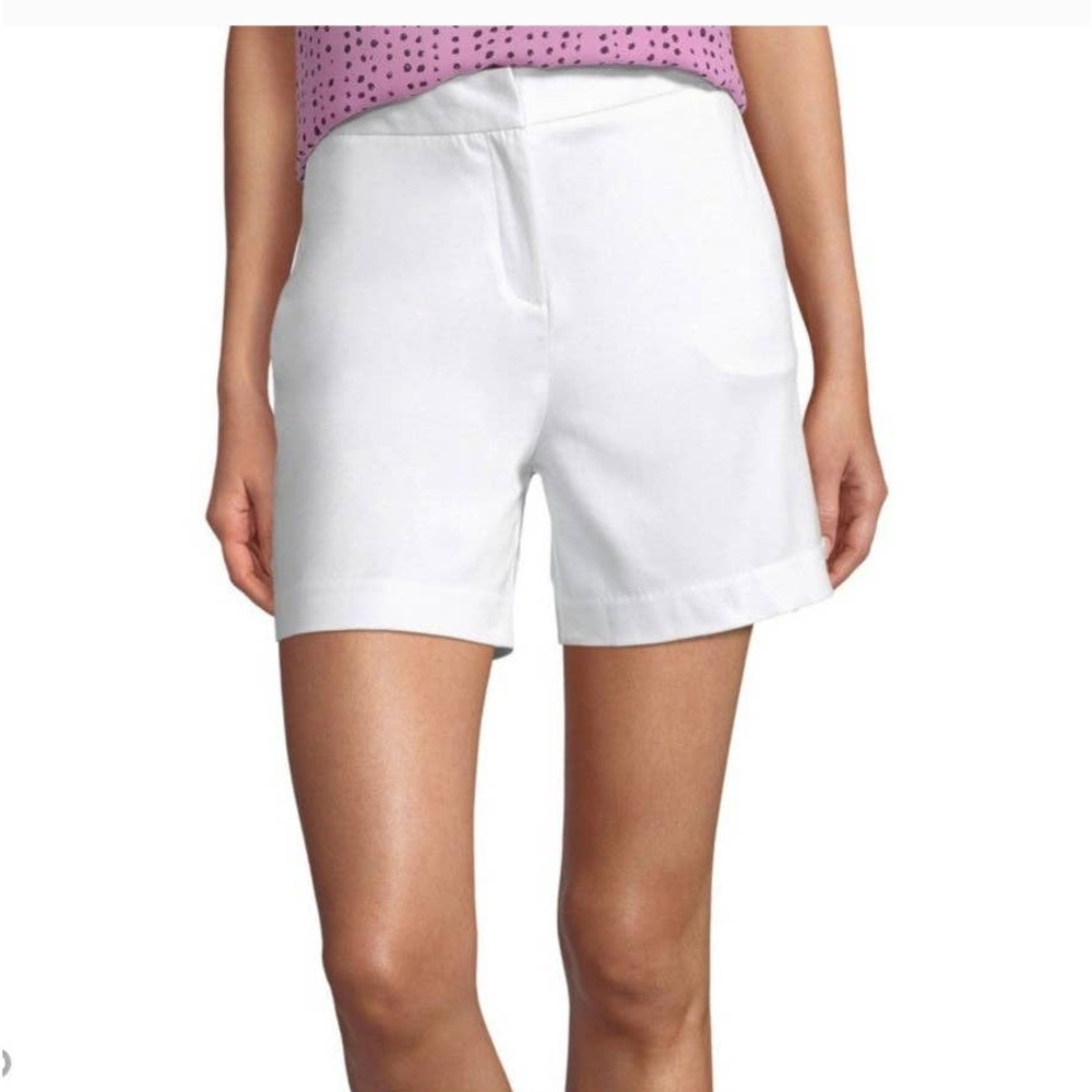Worthington White Chino Shorts Size 10 NWOT